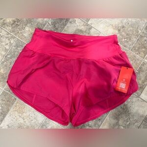 NEW NWT TGP the gym people pink running athletic shorts L large